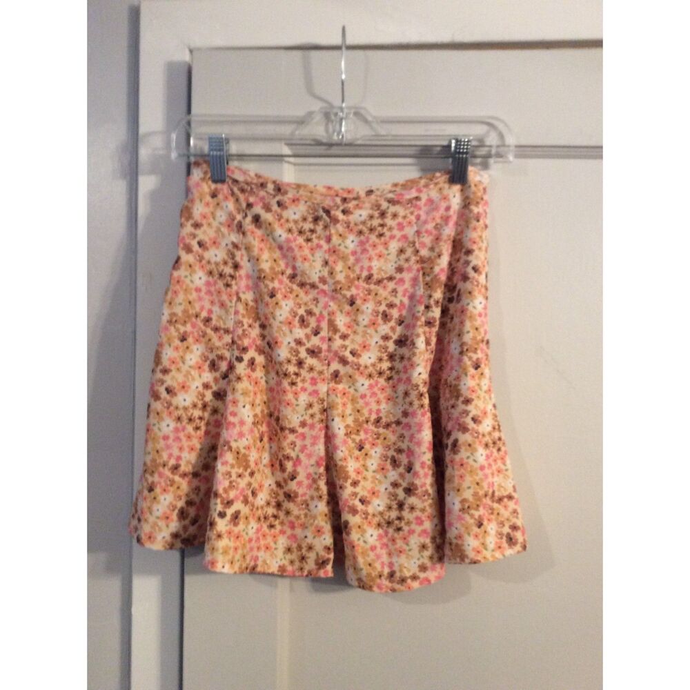 Floral Mini Skirt Swing Medium Full Tilt Womens